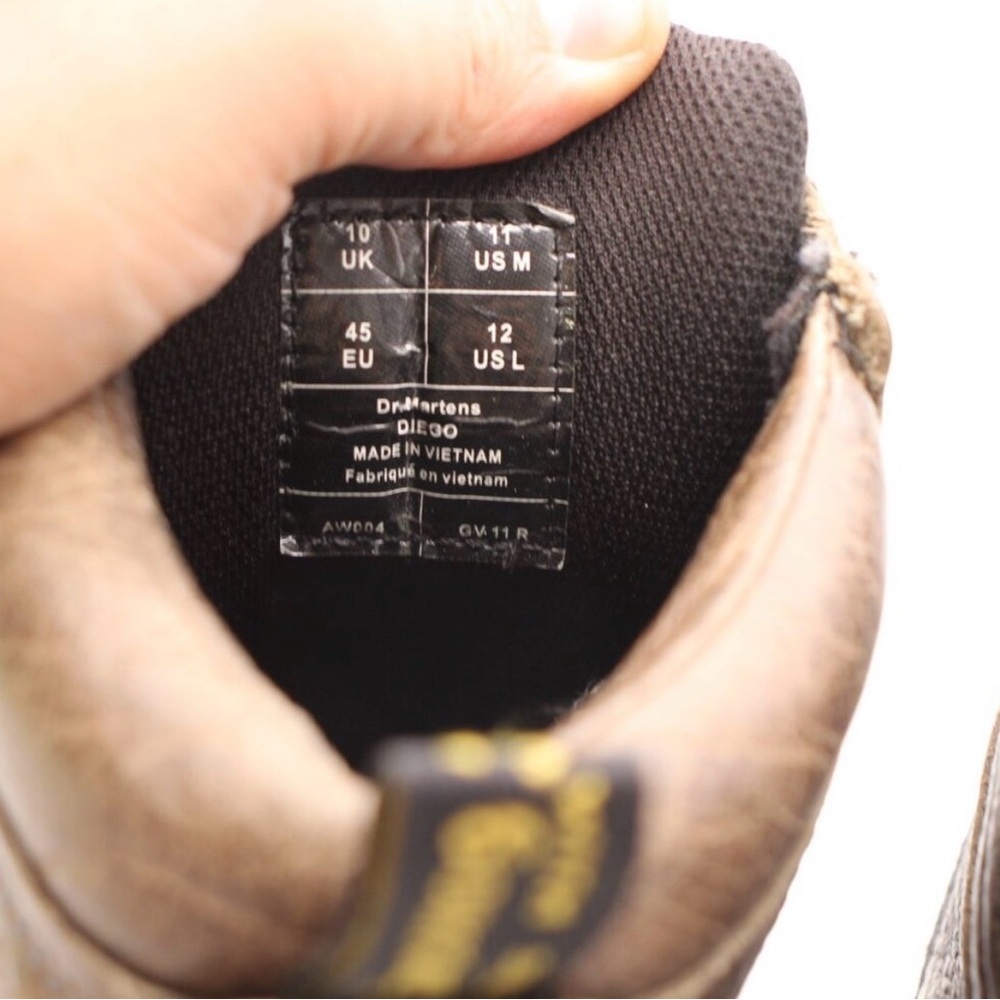 Dr. Martens Diego 6” Leather Boots Men’s Size 11 - Picture 3 of 11